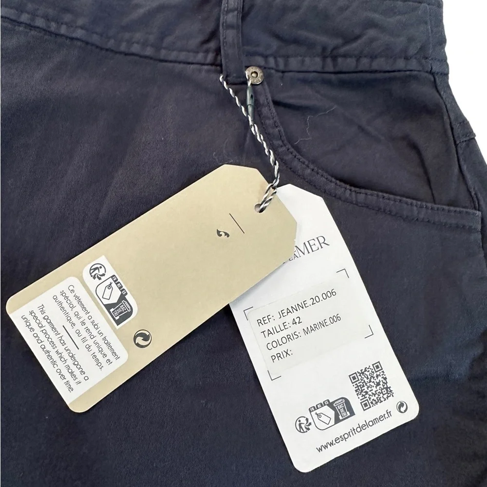 Esprit De La Mer Jeanne Marine Mini Skirt Size 42